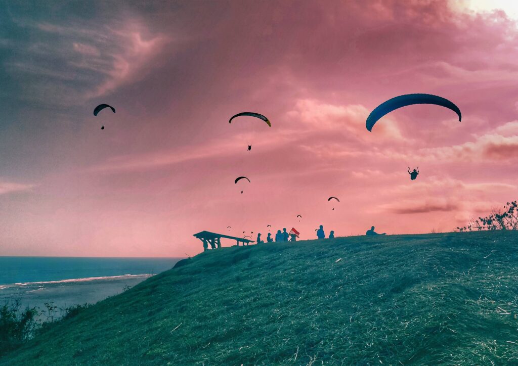 paragliding Bali